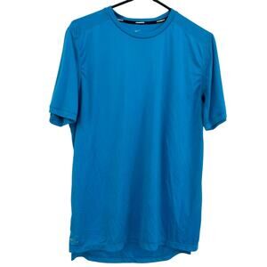 Nike Dri-Fit Men’s Running Shirt Short Sleeve Turquoise Size M Unisex Workout